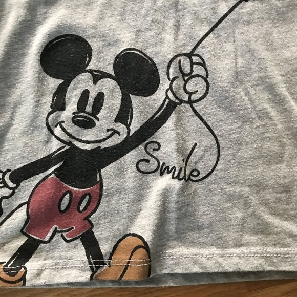 Disney Junior Mickey Mouse Toddler T-Shirt & Hat Set 18M Gray - Picture 3 of 8